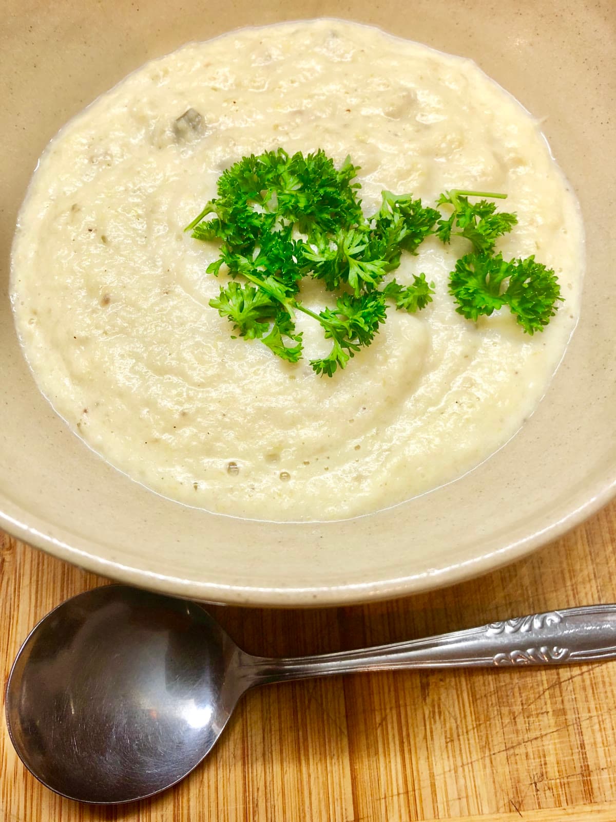 Cauliflower, Leek & Potato Soup